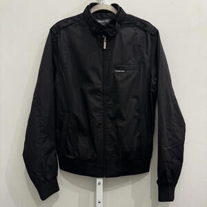 Member's Only Men's Black Lightweight Bomber Jacket